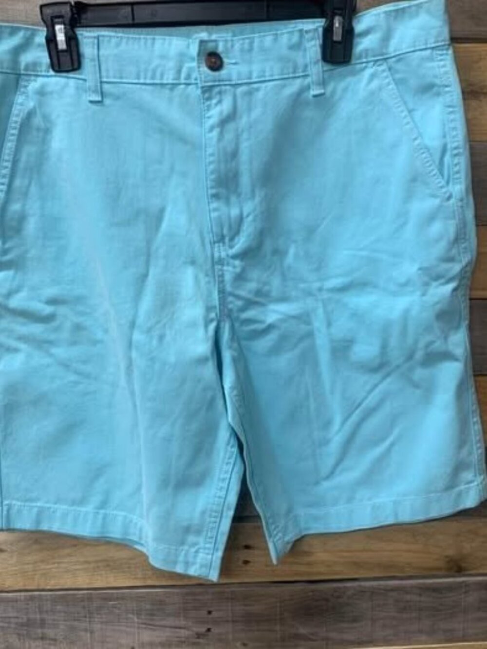 Mens Size 36 Faded Glory  Light Blue Chino Style Shorts